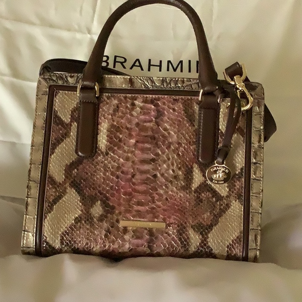 Brahmin Cami Brindle Potomac NWT satchel